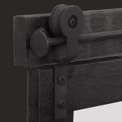 Bouclair Black Wood Rail Mirror* Mirrors