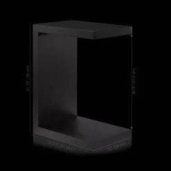 Bouclair Black Wood Side Table* Side Tables|Coffee Tables & Side Tables