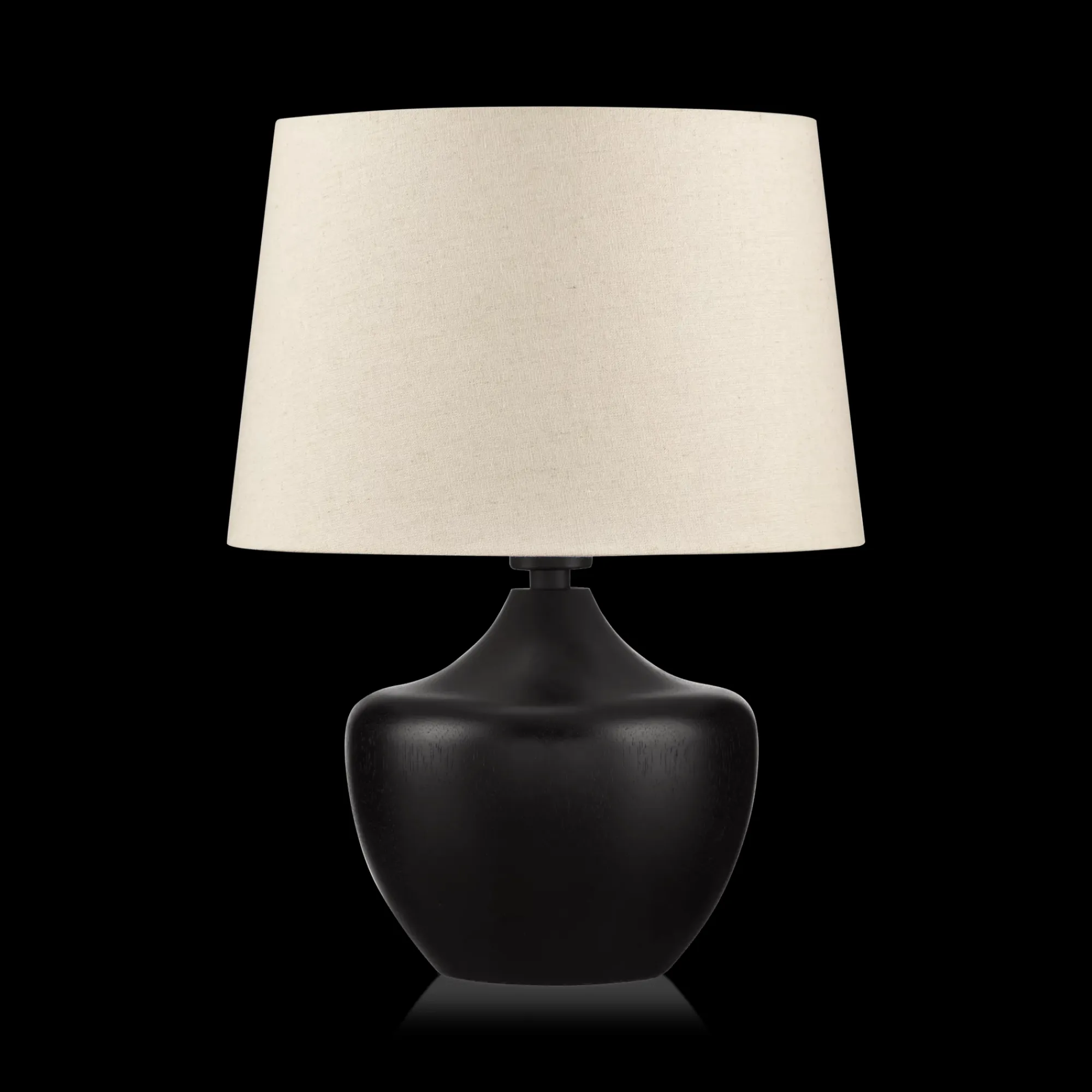 Bouclair Black Wood Table Lamp* Table Lamps