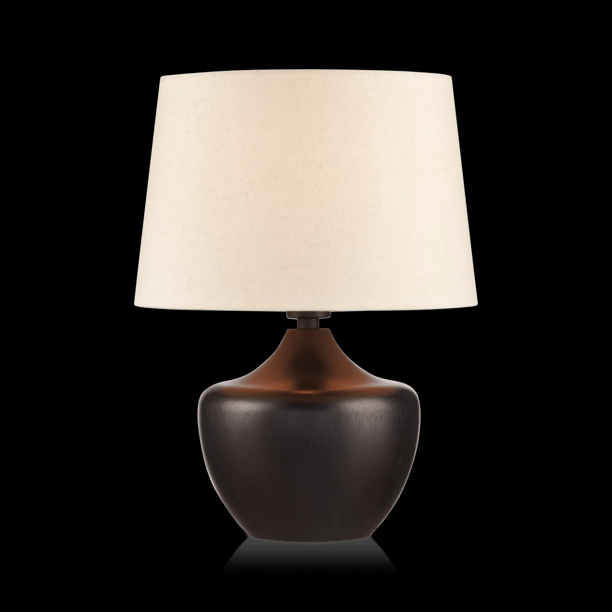 Bouclair Black Wood Table Lamp* Table Lamps