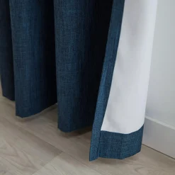 Bouclair Blue Chita Blackout Curtain* Sheer Curtains & Window Sheer Panels|Blackout Window Curtains