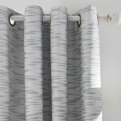 Bouclair Blue Hadas Grommet Blackout Curtain* Sheer Curtains & Window Sheer Panels|Blackout Window Curtains