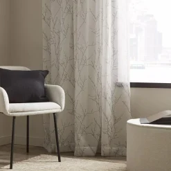 Bouclair Branch Sheer Curtain* Sheer Curtains & Window Sheer Panels