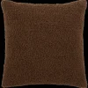 Bouclair Brown Doodle Boucle Decorative Throw Pillow* Decorative Throw Pillows