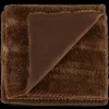Bouclair Brown Ellyn Faux Fur Throw* Decorative Throws & Blankets