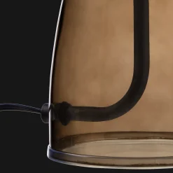 Bouclair Brown Glass Mushroom Table Lamp* Table Lamps