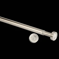 Bouclair Brushed Nickel Curtain Tension Rod - Diameter 22/25 mm* Curtain Rods