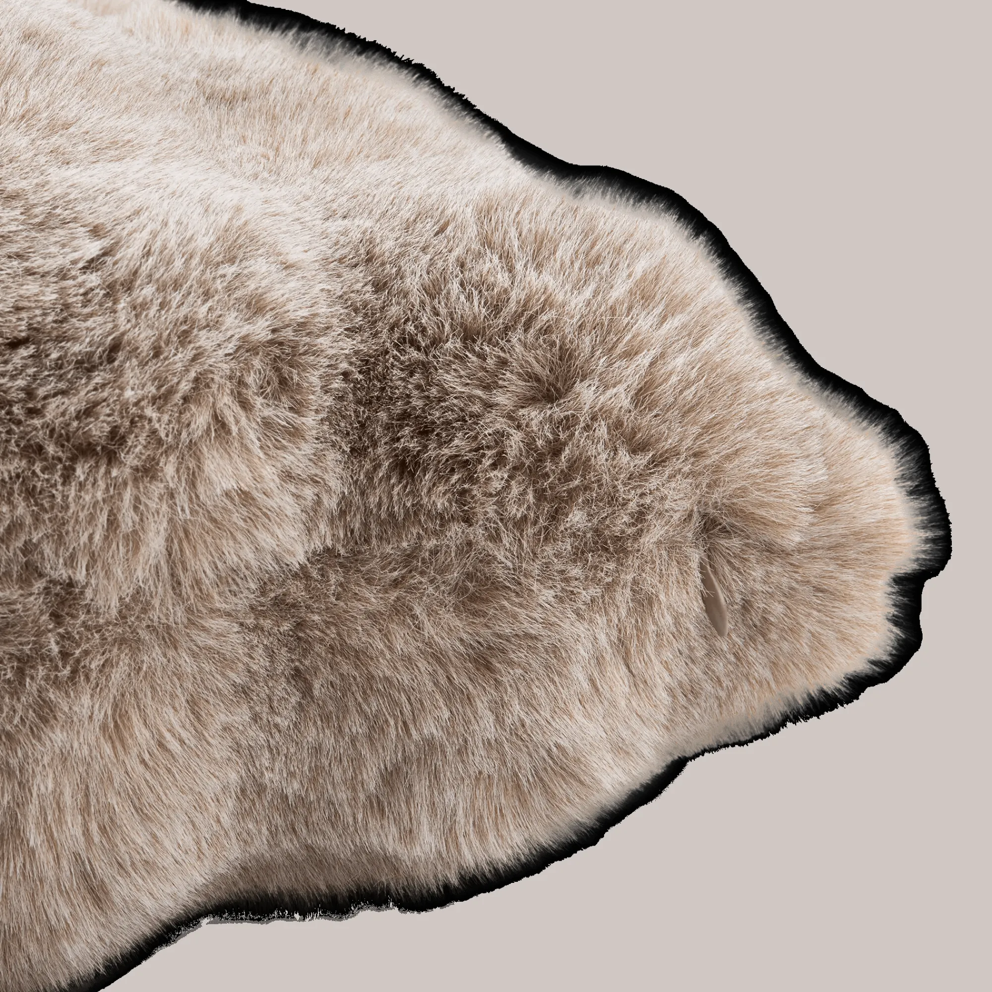 Bouclair Bubble Faux Fur Decorative Pillow* Decorative Throw Pillows