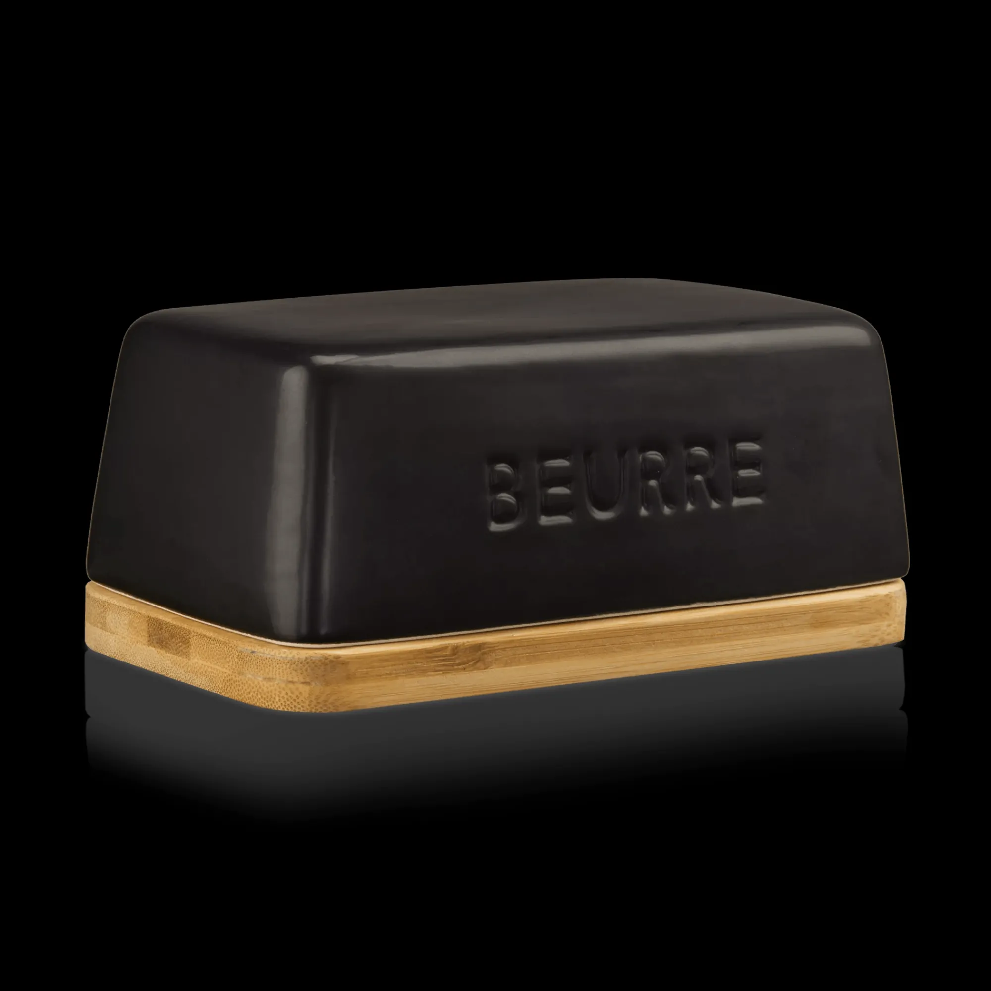 Bouclair Ceramic & Wood Butter Dish* Dinnerware|Kitchen & Dining Accessories