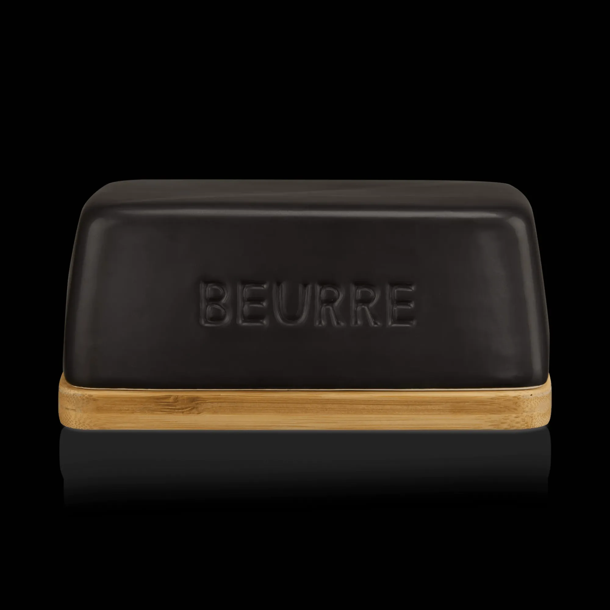 Bouclair Ceramic & Wood Butter Dish* Dinnerware|Kitchen & Dining Accessories