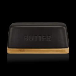 Bouclair Ceramic & Wood Butter Dish* Dinnerware|Kitchen & Dining Accessories