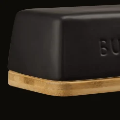 Bouclair Ceramic & Wood Butter Dish* Dinnerware|Kitchen & Dining Accessories