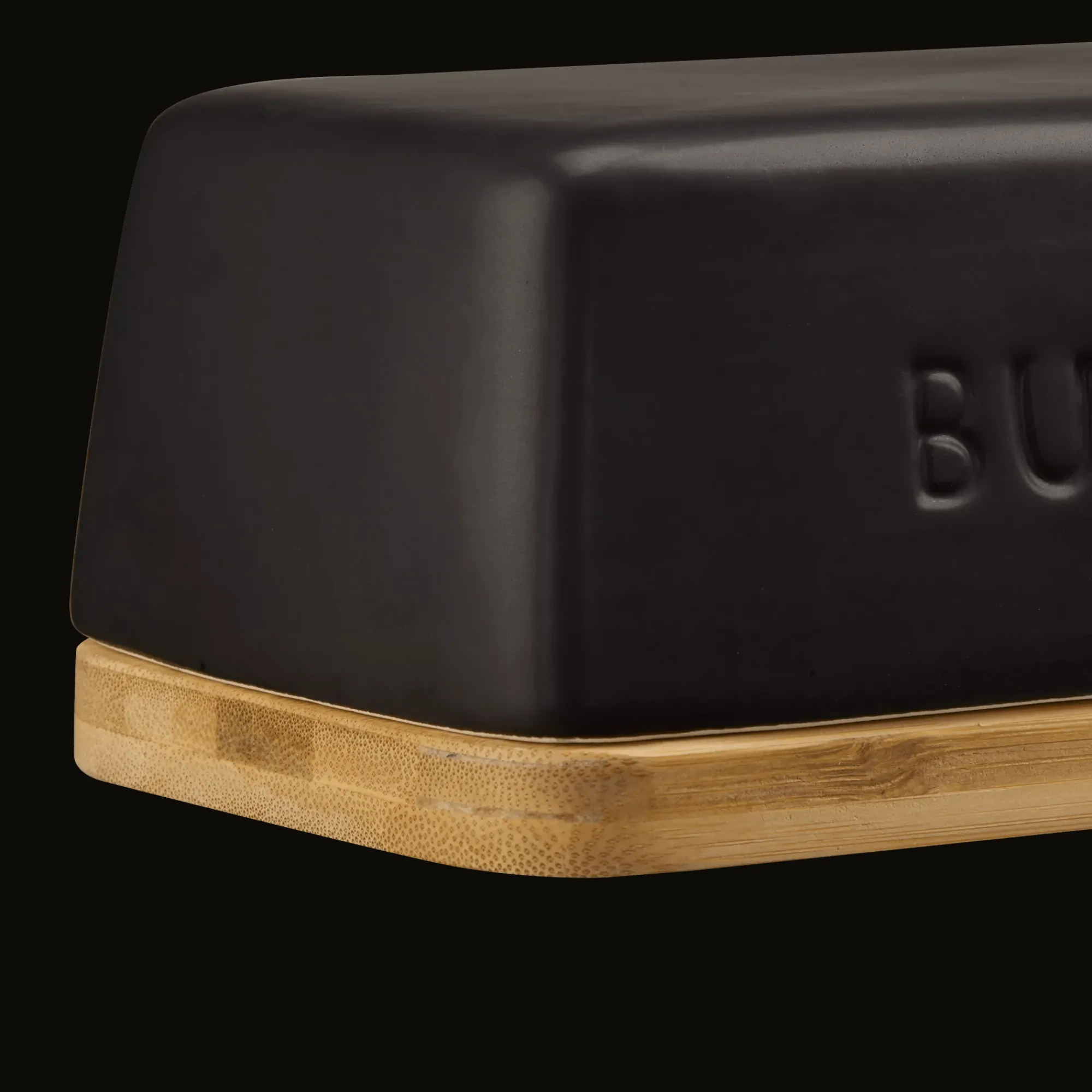 Bouclair Ceramic & Wood Butter Dish* Dinnerware|Kitchen & Dining Accessories