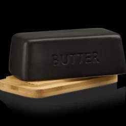 Bouclair Ceramic & Wood Butter Dish* Dinnerware|Kitchen & Dining Accessories