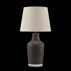 Bouclair Ceramic and Linen Table Lamp* Table Lamps