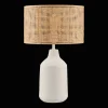 Bouclair Ceramic and Rattan Table Lamp* Table Lamps