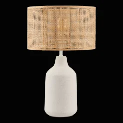 Bouclair Ceramic and Rattan Table Lamp* Table Lamps