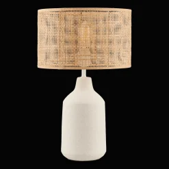 Bouclair Ceramic and Rattan Table Lamp* Table Lamps