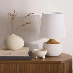 Bouclair Ceramic and Wood Table Lamp* Table Lamps