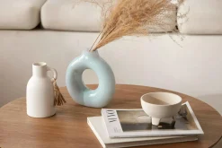 Bouclair Ceramic Bottle Vase with Tassel* Modern Decorative Vases|Home Decorative Items & Objects