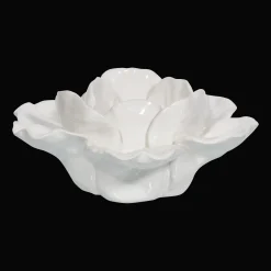 Bouclair Ceramic Flower Taper Candle Holder* Home Decorative Items & Objects
