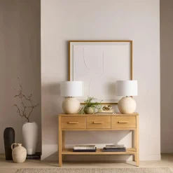 Bouclair Ceramic Flower Vase* Modern Decorative Vases|Home Decorative Items & Objects