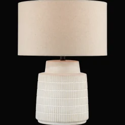 Bouclair Ceramic Ribbed Table Lamp* Table Lamps