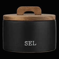 Bouclair Ceramic Salt Jar* Dinnerware