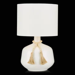 Bouclair Ceramic Table Lamp with Bead String* Table Lamps
