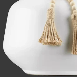 Bouclair Ceramic Table Lamp with Bead String* Table Lamps