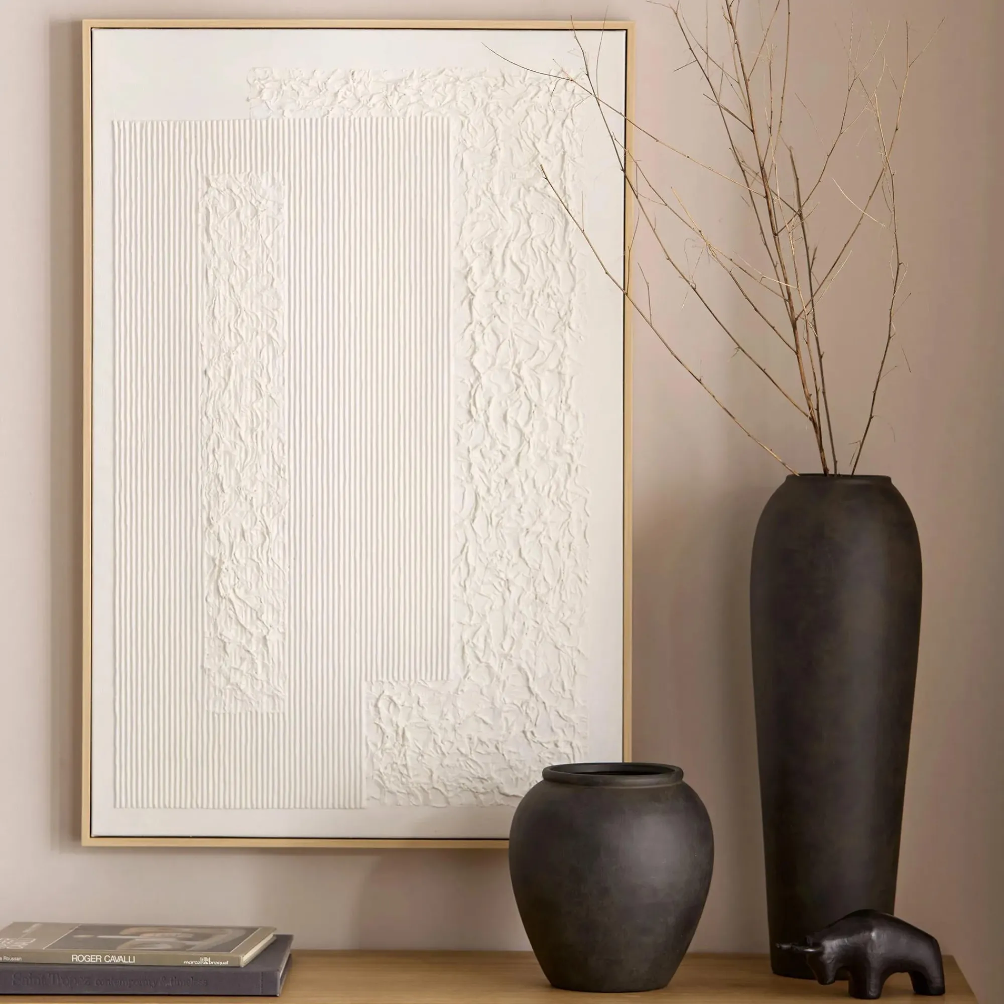 Bouclair Ceramic Table Vase* Modern Decorative Vases|Home Decorative Items & Objects