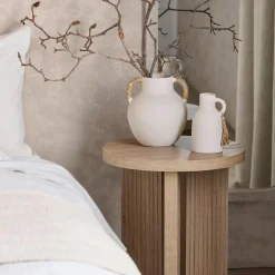 Bouclair Ceramic Table Vase with Rope on Handles* Modern Decorative Vases|Home Decorative Items & Objects