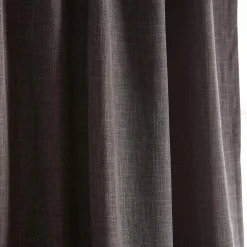 Bouclair Charcoal Chita Back Tab Blackout Curtain* Sheer Curtains & Window Sheer Panels|Blackout Window Curtains