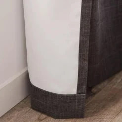 Bouclair Charcoal Chita Back Tab Blackout Curtain* Sheer Curtains & Window Sheer Panels|Blackout Window Curtains