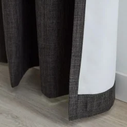 Bouclair Charcoal Chita Blackout Curtain* Sheer Curtains & Window Sheer Panels|Blackout Window Curtains