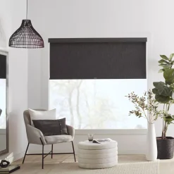 Bouclair Charcoal Chita Cordless Blackout Roller Shade* Window Blinds & Shades