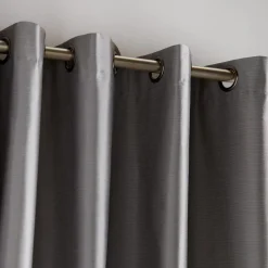 Bouclair Charcoal Pegaze Blackout Curtain* Sheer Curtains & Window Sheer Panels|Blackout Window Curtains