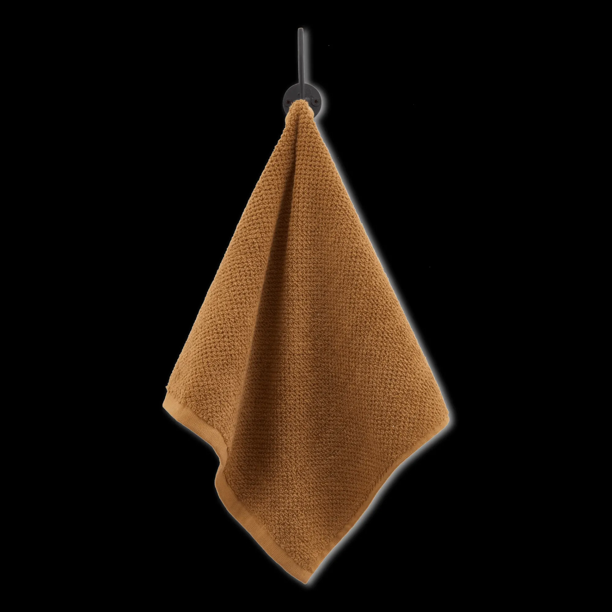Bouclair Cognac Textured Washcloth* Bath Towels