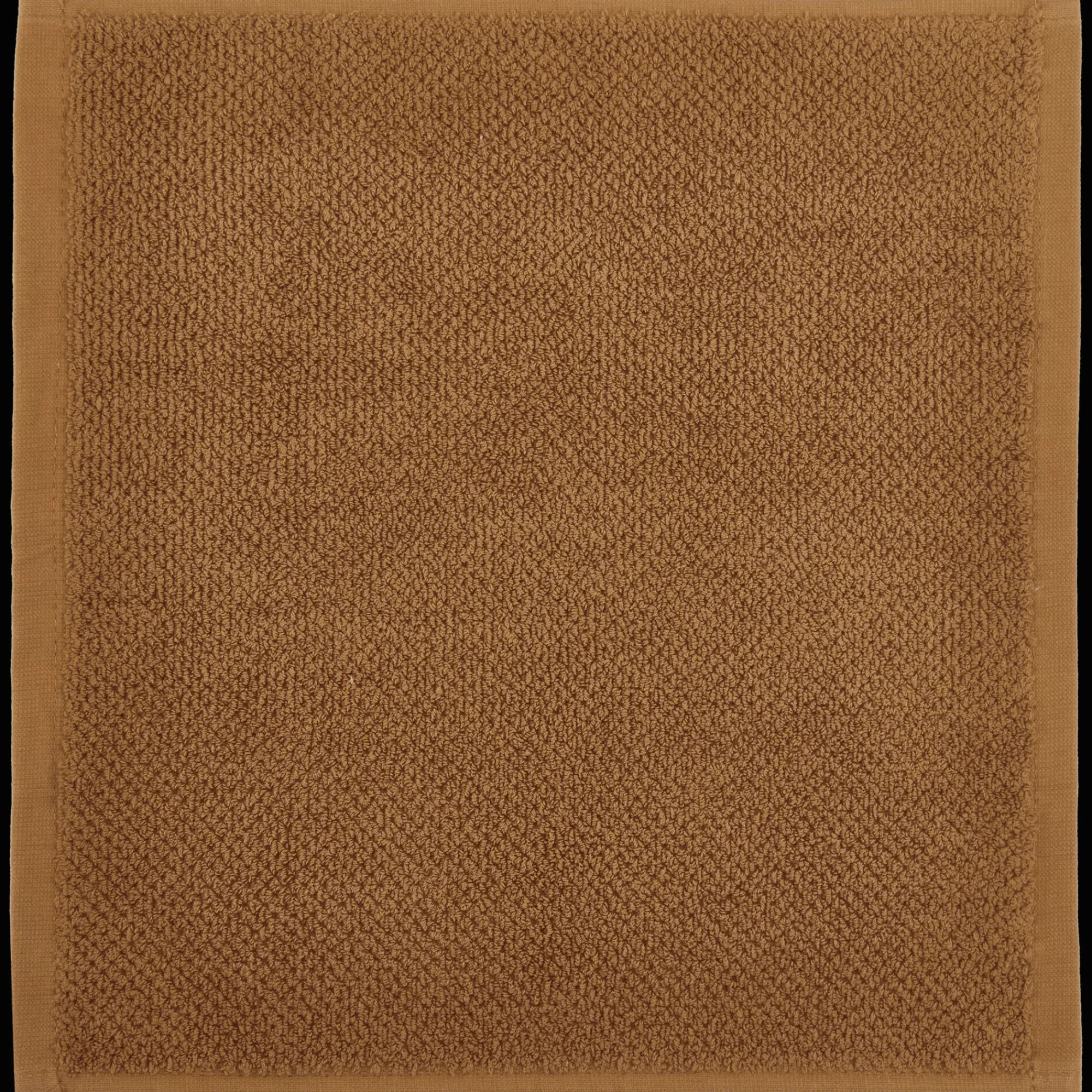Bouclair Cognac Textured Washcloth* Bath Towels