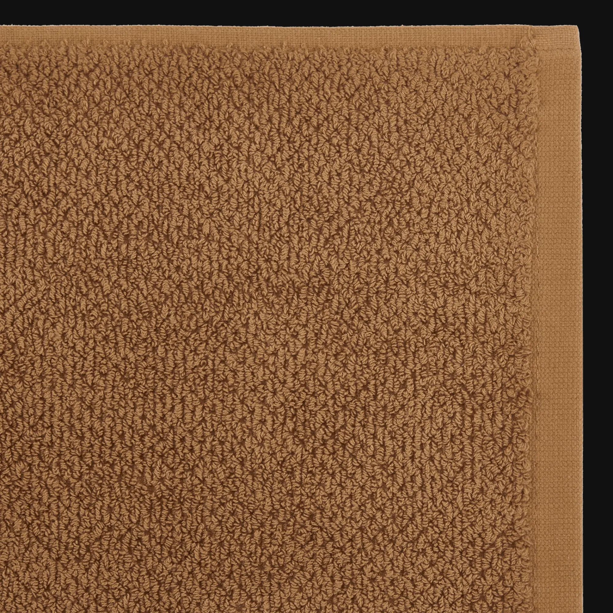 Bouclair Cognac Textured Washcloth* Bath Towels