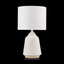 Bouclair Cream Ceramic Table Lamp* Table Lamps