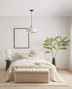 Bouclair Cream Ceramic Table Lamp* Table Lamps