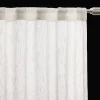 Bouclair Cream Eneca Back-Tab/Rod-Pocket Curtain* Sheer Curtains & Window Sheer Panels
