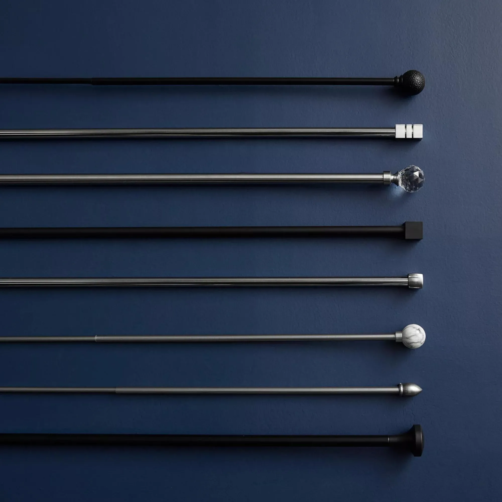 Bouclair Cube Curtain Rod Set - Diameter 25mm* Curtain Rods