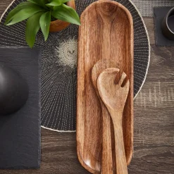 Bouclair Decorative Mango Wood Plate* Dinnerware|Kitchen & Dining Accessories