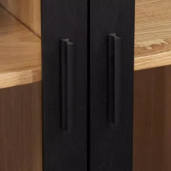 Bouclair 3-Door Black Wooden Buffet* Furniture Accessories|Buffet Tables & Credenzas