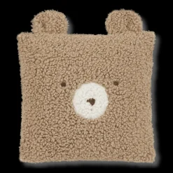 Bouclair Emery Brown Teddy Throw Pillow* Nursery Throw Pillows