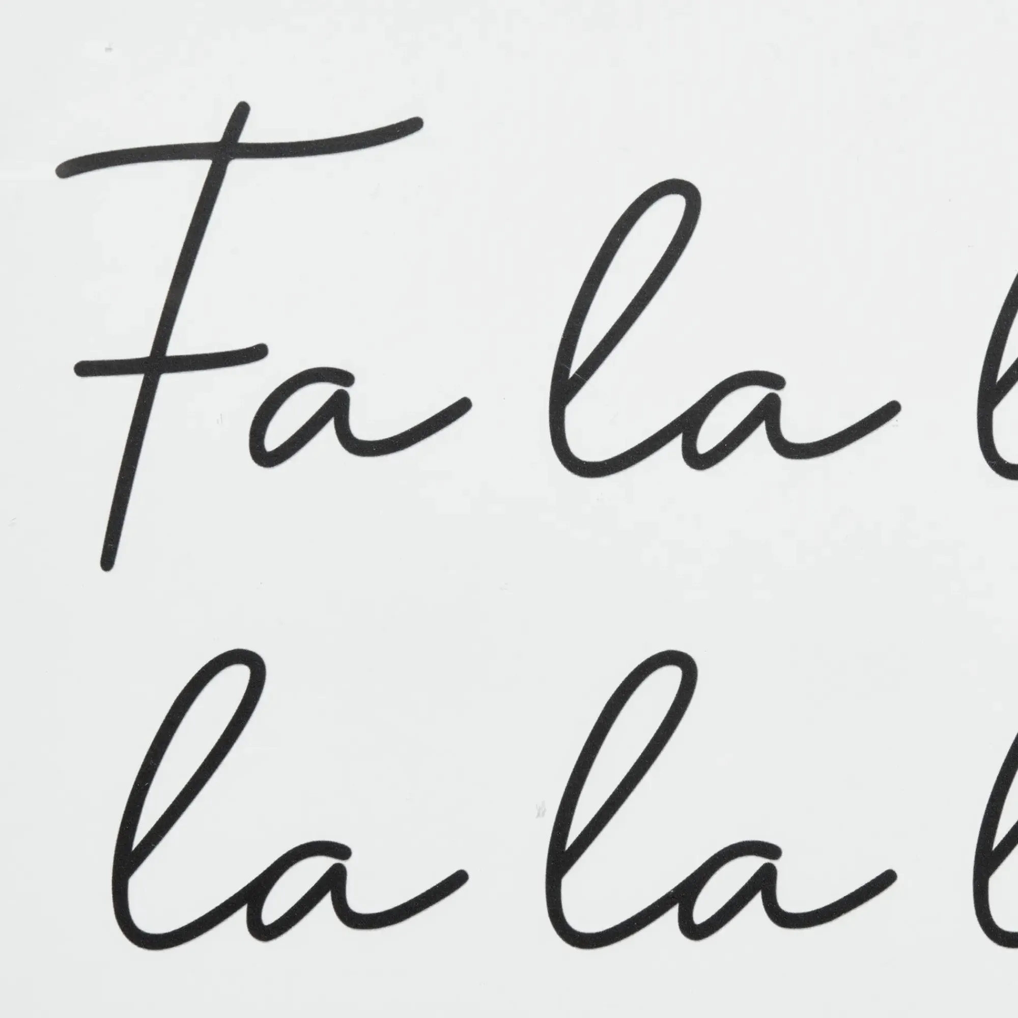 Bouclair FA LA LA Canvas Framed Art* Christmas Decorative Objects