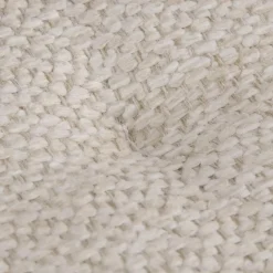 Bouclair Fabric and Black Metal Bench* Entryway Benches Ottomans And Poufs|Ottomans & Benches