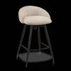 Bouclair Fabric and Metal Bar Stool* Furniture Accessories|Bar & Counter Stools
